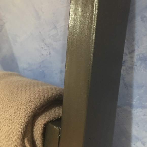 Solid black Blanket throw ladder - Picture 3 of 7